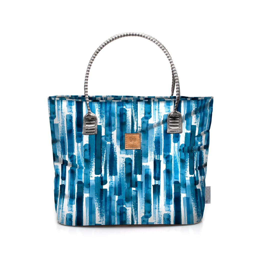 Tote Bag Large - Blue Paint