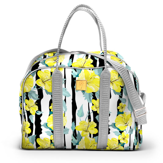 Weekender Bag - Yellow Hibiscus