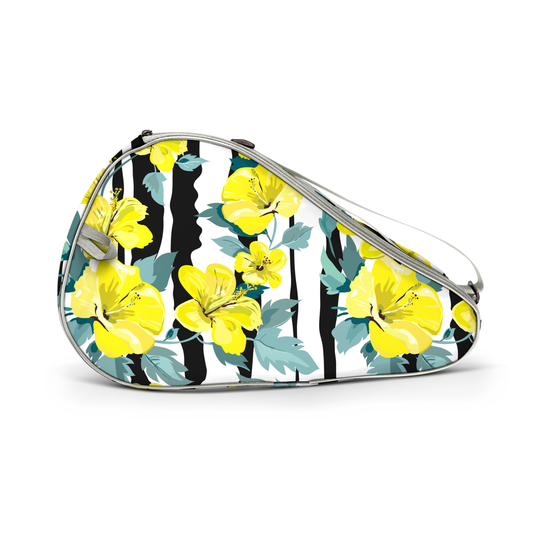 Padel Bag - Yellow Hibiscus