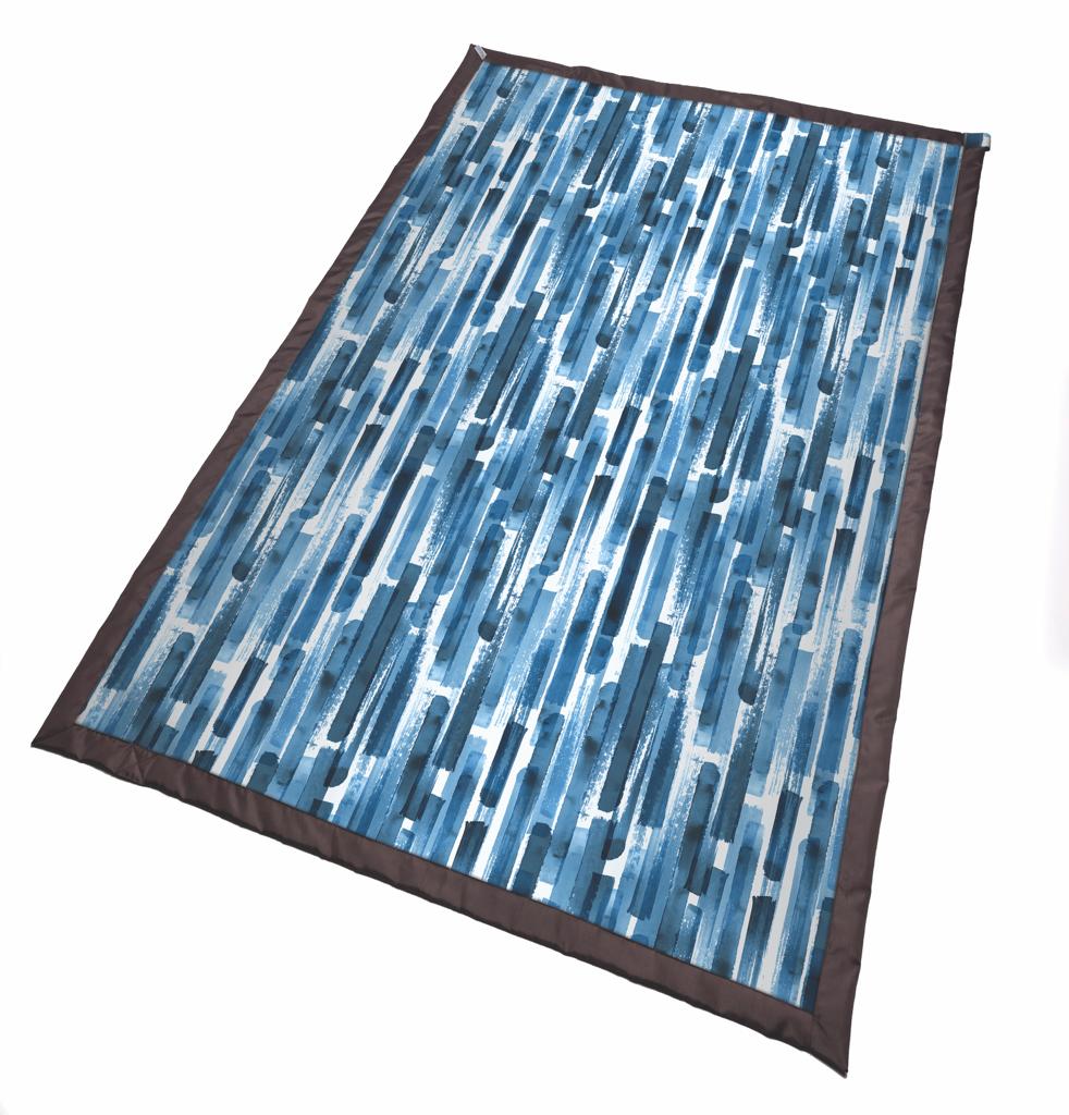 Picnic Blanket - Blue Paint