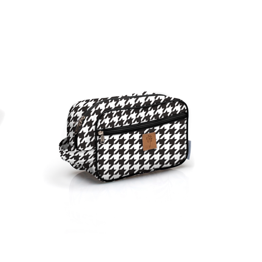 Toiletry Bag - Houndstooth
