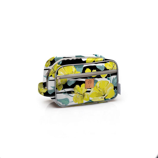 Toiletry Bag - Yellow Hibiscus