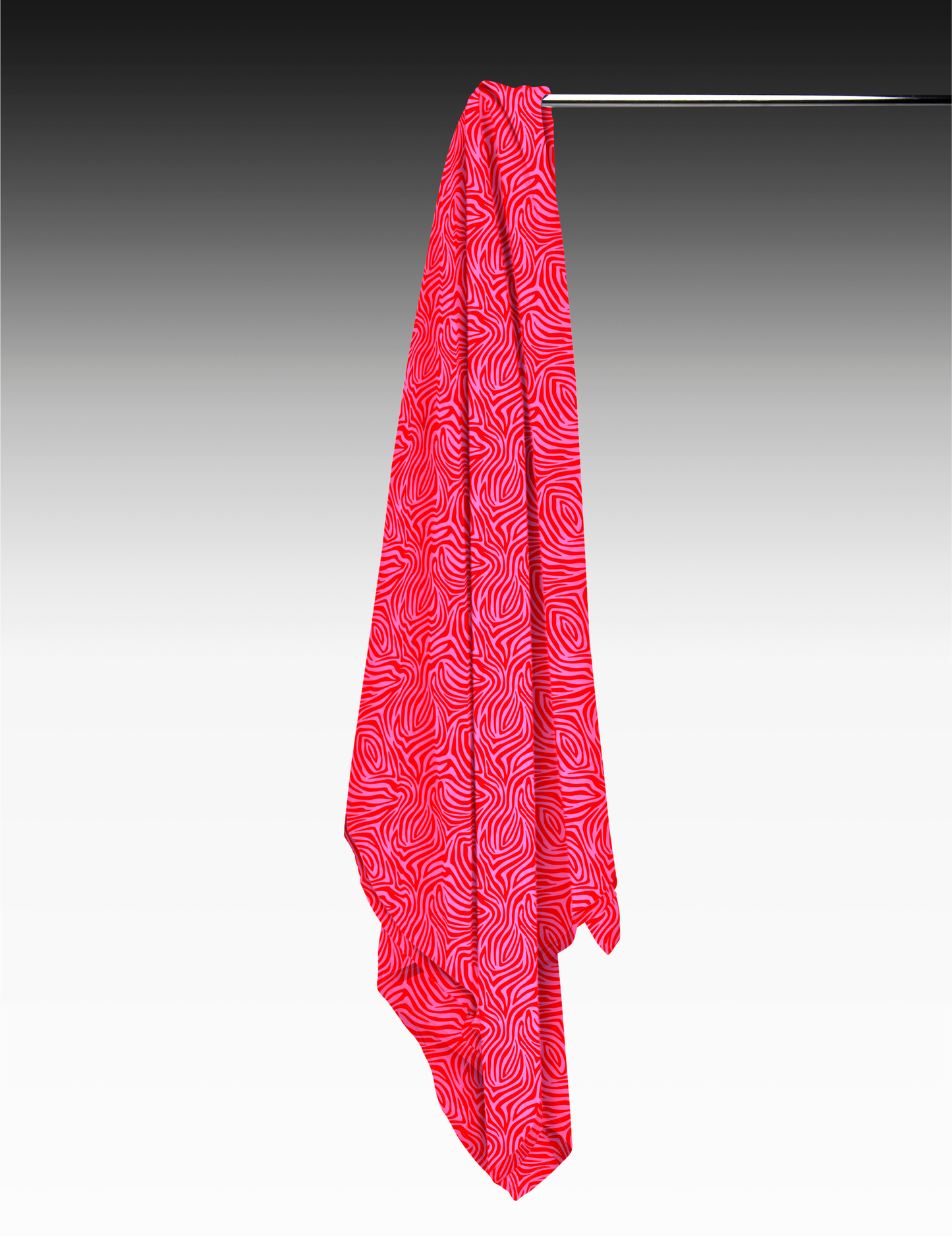 XL Towel - Red Zebra