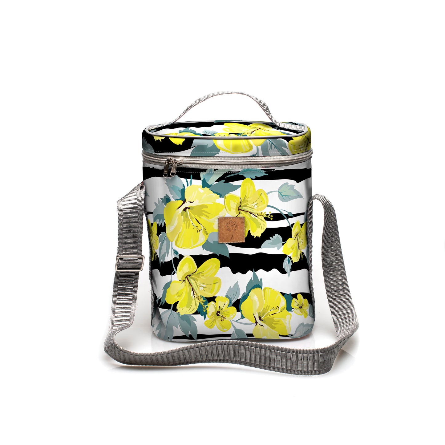 Wine Cooler - Yellow Hibiscus