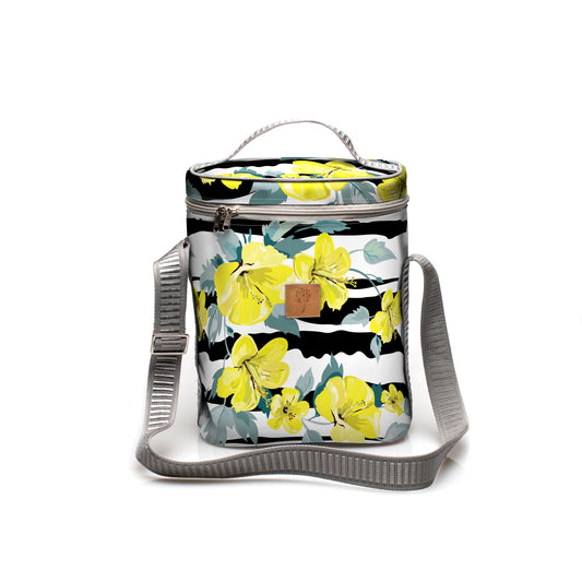 Wine Cooler - Yellow Hibiscus