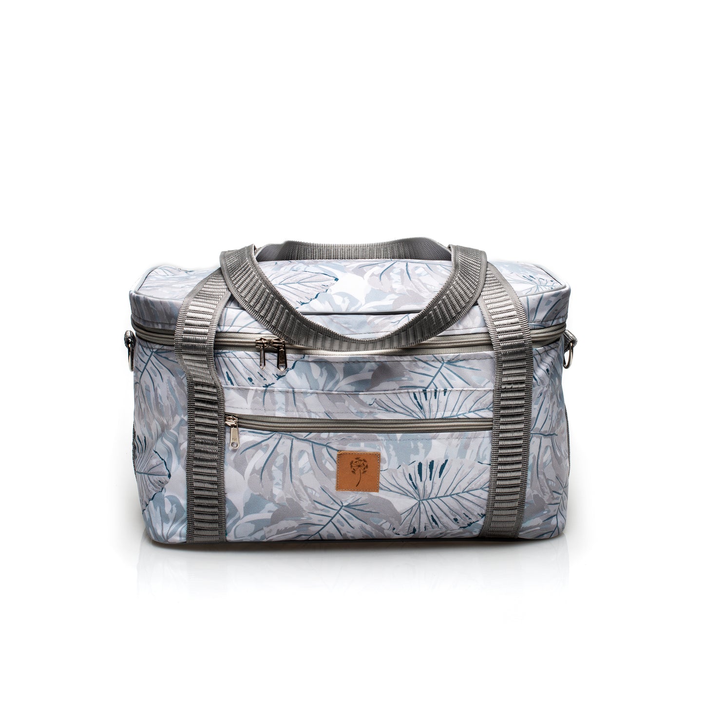 Family Cooler - Grey Leaves