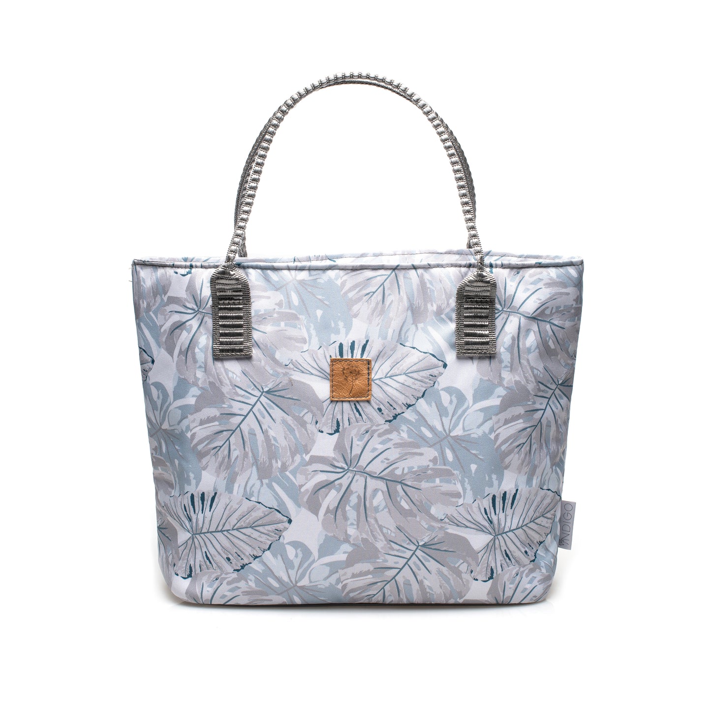 Tote Bag Small - Grey Leaves