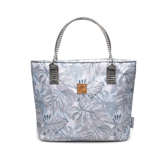 Tote Bag Small - Grey Leaves