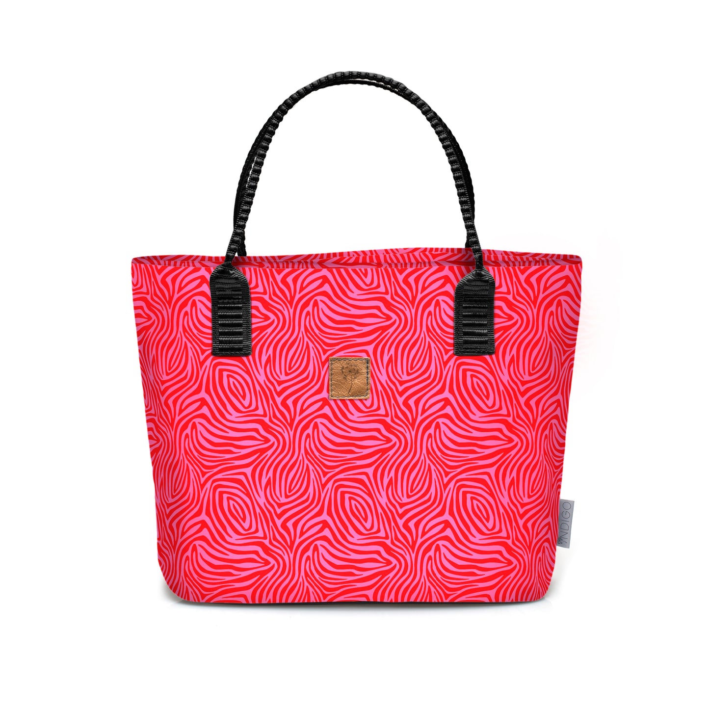 Tote Bag Small - Red Zebra